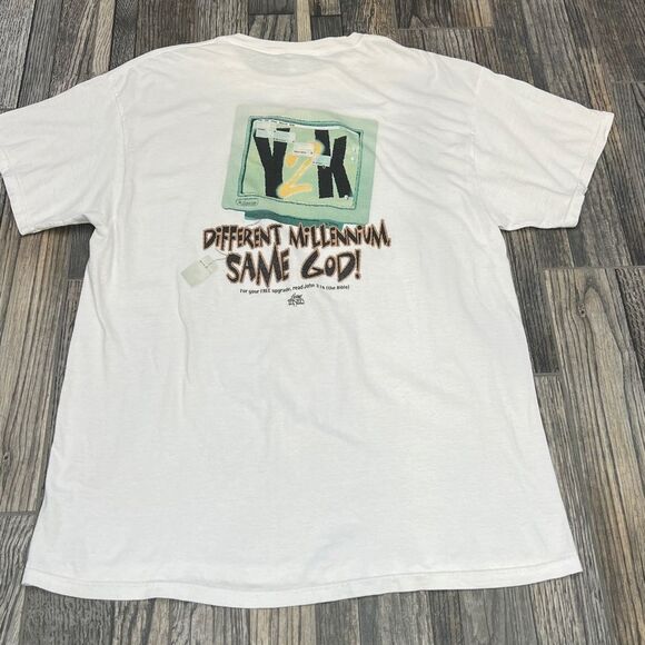 ✝️ Vintage Y2K Nothing To Fear JESUS CHRIST GOD T-Shirt “RARE” Sz XL - EXCELLENT - Picture 3 of 12